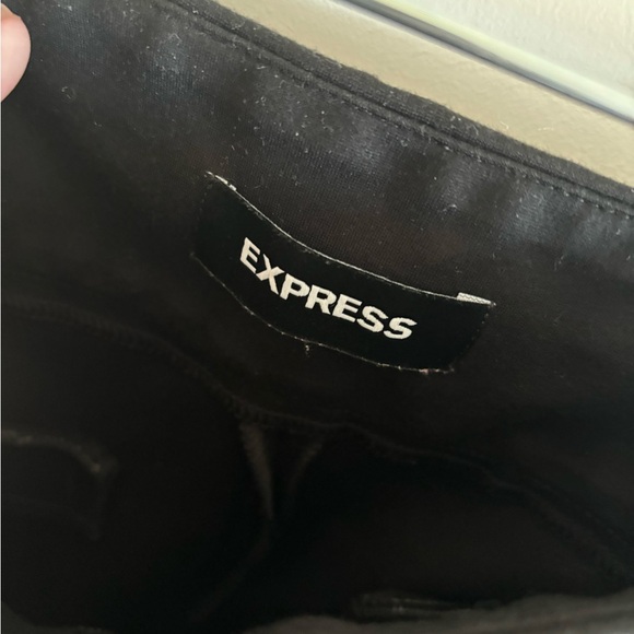 Express Split Hem Pull On Ankle Dress Pants - Picture 2 of 4